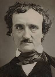 Edgar Allan Poe foto en blanco y negro