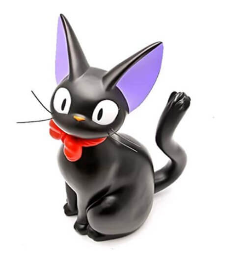 Estatua Escultura Gato Negro Alcancía Hecha A Mano Versión Recubierta De Azúcar
