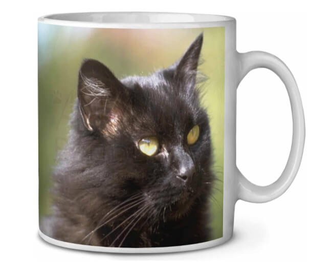 Pasa el ratón por encima de la imagen para ampliarla Enviar Enviar Enviar Enviar Hermoso gato Fluffy Negro CumpleaÃ±os taza de cafÃ© regalo navidad