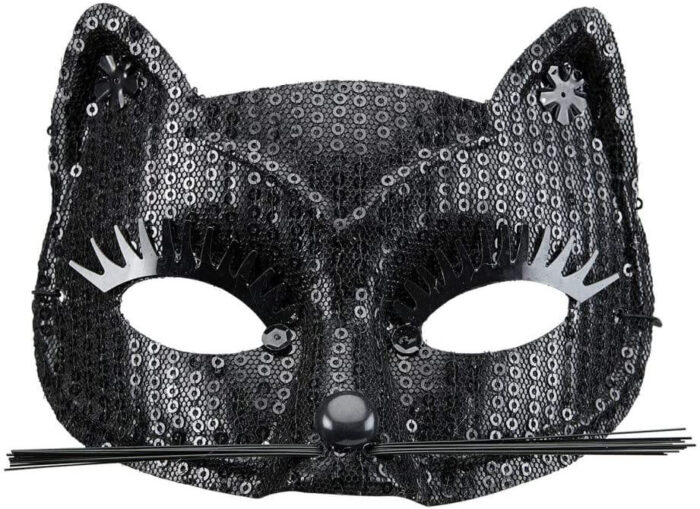 WIDMANN Máscara de ojos con WHISKERS Máscara de ojos para disfraz de fantasía de mascarada